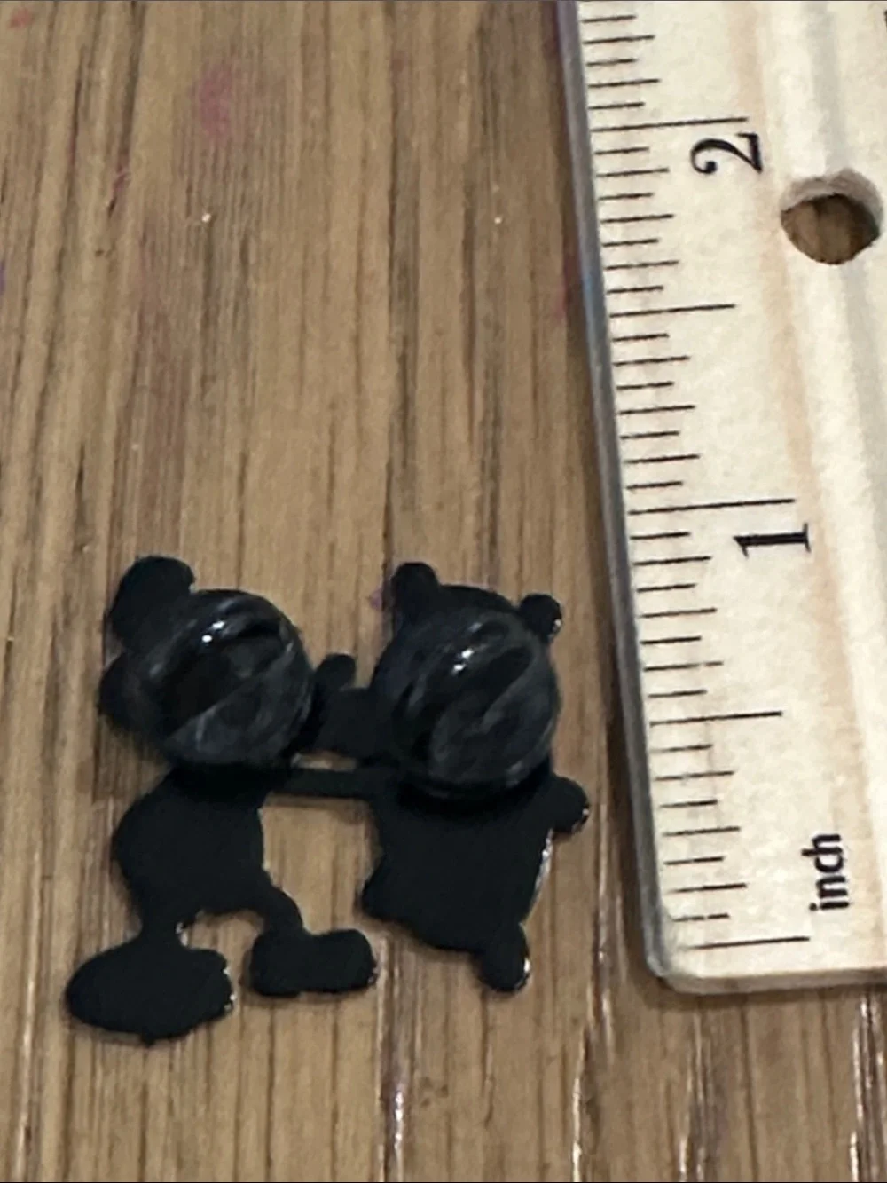 Disney Black and White Steamboat Willie Mickey Mouse Enamel Pin